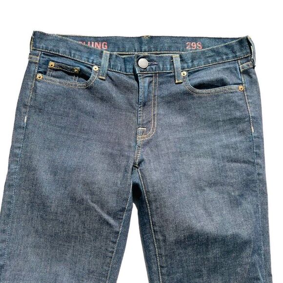J. Crew HipSlung Dark Wash Boot Cut Jeans Women's 29S (Short) - Picture 3 of 10